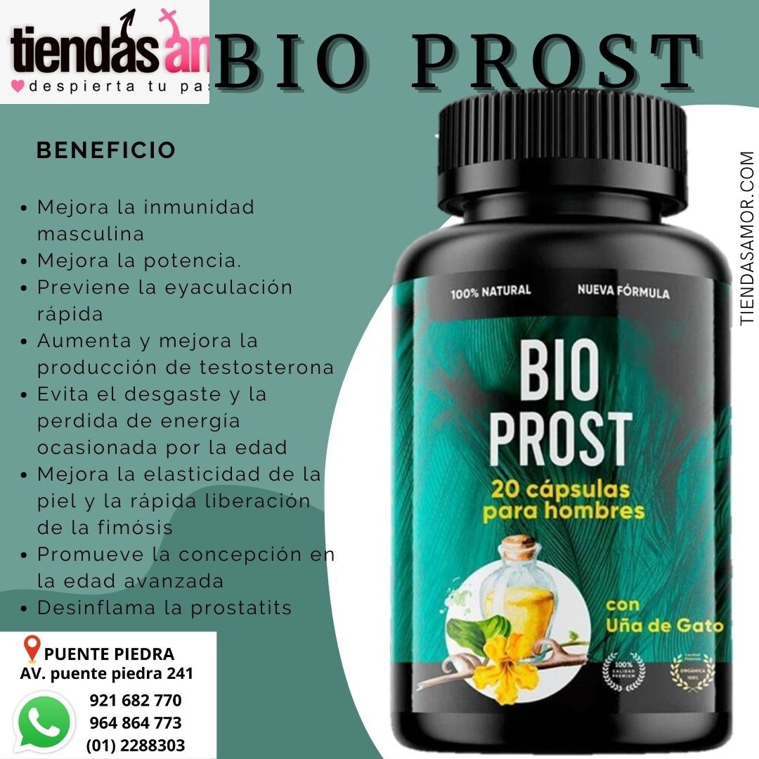 BIO PROST LA AYUDA PARA LOS HOMBRES.